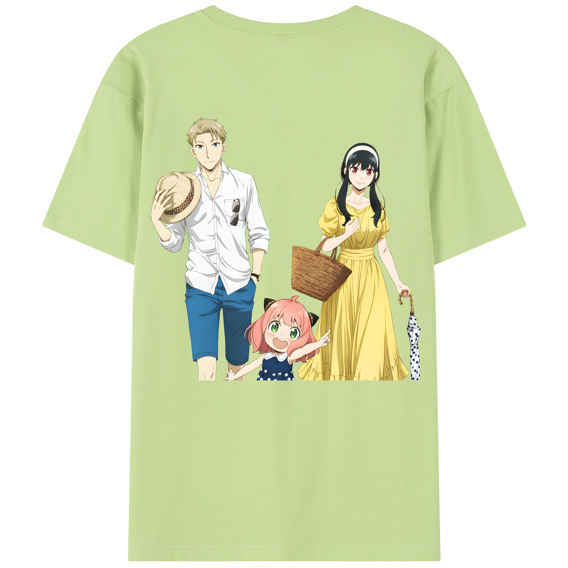 （画像用） SPY×FAMILY间谍家家酒 綿100％半袖Tシャツ（背面プリント）